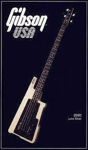 1988 Gibson 20 20 Bass In Luna Silver Gibson Co Designed In With Ned Steinberger In 2020 Bass Guitar Bass Bass Guitar Lessons