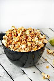 Chili And Lime Popcorn In Coconut Oil Recipe Gourmet Popcorn Recipes Lime Popcorn Gourmet Popcorn