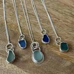 Sea glass and Silver pendant workshop