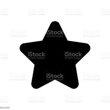 Vetores De Sinal De Forma De Estrela Negra Isolado Em Branco Uma Estrela Cor Preta Fofa Icone De 1 Estrela Para Clip Art Para Elemento Grafico Ilustracao Estrela Forma Simples Para Classificacao