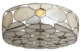 Get it as soon as thu, jun 3. C The Light Interiors Capiz Flowers Flush Light One Kings Lane