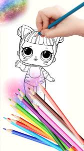 Lol surprise hairgoals series coloring page splatters in 2020. Cute Dolls Coloring Page Lol For Android Apk Download