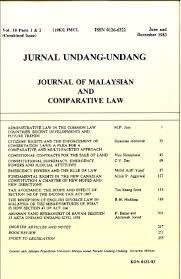 Common law is a major part of many states, especially commonwealth countries. Vol 10 1983 Journal Of Malaysian And Comparative Law Journal Of Malaysian And Comparative Law