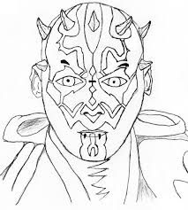 You can print out for free this darth maul star wars coloring page to color at home or color using the interactive coloring machine or send to your friends to color it. Darth Maul Coloring Pages Hicoloringpages Coloring Home