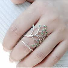 Check spelling or type a new query. Bague Ouverte En Argent Avec Branche De Glacure A La Main Anneaux De Mode Bijoux Bygoods Com