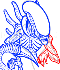 On pixiv how to draw page, you can easily find drawing tutorials, step by step drawings, textures and other materials. How To Draw An Alien From Alien Vs Predator Avp Step By Step Drawing Guide By Dawn Dragoart Com