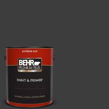 Behr Premium Plus 1 Gal Black Flat