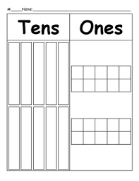 tens and ones place value chart