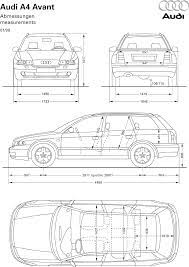 Audi A4 Audi A4 Blueprints Audi