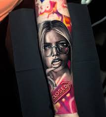 color tattoo works by © Johan Castillo