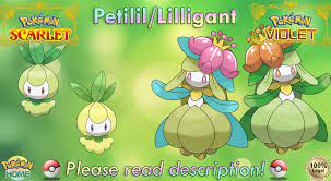 Shiny/non-shiny Petilil/lilligant 6IV Pokémon Scarlet/violet - Etsy Finland