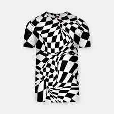 Eyesore T Shirt Live Heroes Abstract Checkerboard Pattern Black White Square Chess Patterned Geometric Monochr Shirts Dresses For Work Perfect Outfit