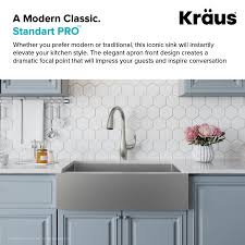 kraus standart pro farmhouse apron