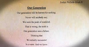 This Poem Read 1 Way Is Terribly Tragic But When You Read It Backwards Whoa