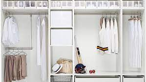 Some great ideas for inspiration and to get your wardrobe in order for the changing seasons! Small Space Walk In Closet Room Divider Ikea