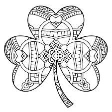 Mandala shamrock coloring page (istock) 15. St Patrick Shamrock Coloring Pages 101 Coloring