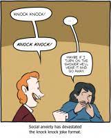 (scroll down for knock knock jokes or pick another category instead). Saturday Morning Breakfast Cereal Knock Knock