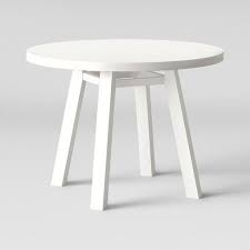 Ermine Round Dining Table White Opalhouse Budget Friendly Home Ideas Style Interiors Homedecorid Round Dining Table Round Dining Tufted Dining Chairs