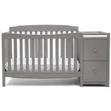 Delta Children Mason 6 In 1 Convertible Crib And Changer Grey Walmart Com