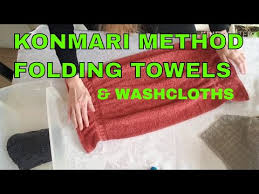 Maybe you would like to learn more about one of these? Watch Marie Kondo Folding Towels Washcloths For Washroom Konmari Folding Towels Washcloths Washroom On Youtube Gyst2020