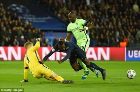 Psg hosts manchester city in champions league semifinals. Psg 2 2 Man City Uefa Champions League Result Daily Mail Online
