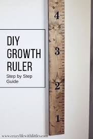 Diy Growth Ruler Diy Woodworking For Kids Woodworking