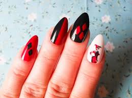 Black & blue bravery this design is filled with a plethora of different ideas for anyone that's searching. Halloween Acrylic Nails The Best Halloween Nail Art Ideas
