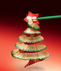Extraordinary Pencil Shaving Art Designs Christmas Advertising Unusual Christmas Trees Christmas Ad