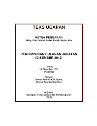 Yang berusaha tuan guru besar, pn. Teks Ucapan Ketua Pengarah Bagi Perhimpunan Pagi Jpbd