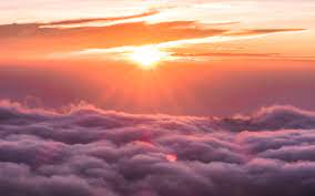 Sun blue sky nature clouds sunset colors orange sunrise free>. Clouds With Sunset Background Macbook Air Wallpaper Download Allmacwallpaper