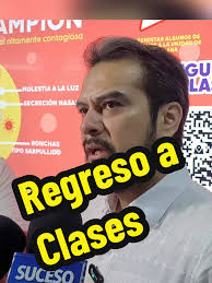 #Rogermandujano secretario de educación en Chiapas aseguró que existen las  condiciones para el regreso de poco más de un millón 300 mil alumnos de  diversos niveles en el estado de Chiapas el próximo ...