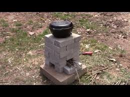 This is a quick and easy project to do this weekend! Diy Brick Rocket Stove Cooking Without Electrical Power Youtube