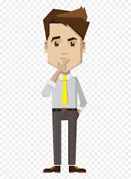 Download and use them in your website, document or presentation. Cartoon Businessman Thinking Person Thinking Png Cartoon Transparent Png Vhv