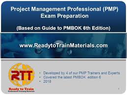 Pmbok 6th Edition Training Slides By Readytotrain Via Authorstream Pmbok Pmp Exam Project Management Professional