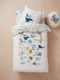Vous trouverez dans notre sélection un très vaste choix de housses de tous styles, de toutes tailles et dans. Parure Housse De Couette Taie D Oreiller Enfant Abecedaire Marin Ivoire Vertbaudet