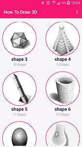 ▻learn how to draw with pencils with my step by step drawing tutorials. How To Draw 3d Easy Step By Step For Android Apk Download