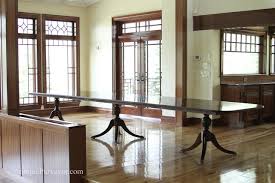 16x transparent silicone table foot pad scratch protection cover foot pad. 10 To18 Foot Large Triple Pedestal Mahogany Dining Table