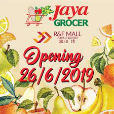 If shopping runs in your blood, then you should totally visit. The Long Awaited Jaya Grocer R F Mall Johor Bahru Facebook