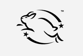 Image result for leaping bunny logo