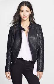 Laundry By Design Turtle Embossed Faux Leather Jacket Nordstrom Faux Leather Jackets Leather Jacket Style Leather Fashion