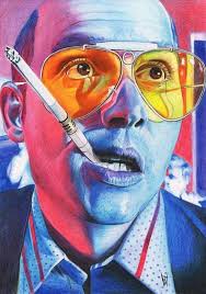 Fear And Loathing In Las Vegas Movie Poster Art Film Art Poster Art