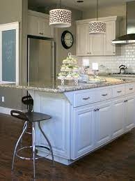 Find homes for common items cluttering your kitchen island. Customize Your Kitchen With A Painted Island Hgtv