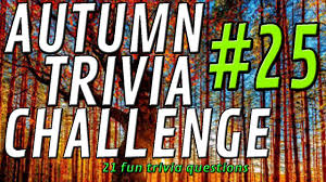 Trees start to lose their leaves, while animals enter deep sleep. Summertime Trivia 20 General Knowledge Questions On The Theme Of Summer Road Tripvia Ep 147 Youtube