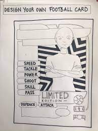 Make match attax / top trump cards using photoshop mail merge.: Artclub Befs On Twitter Broadwayeast1st I Made This Football Card For My Friend Next Door Thought Some Of You Might Like To Print It Off And Design Your Own Card Have A Look