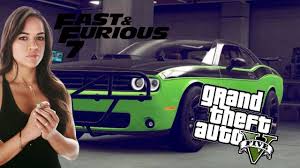 Maintenant que dom et letty sont en lune de miel, que brian et mia se sont. Fast And Furious 7 Dans Gta5 Avoir La Dodge Challenger Srt8 De Letty Mrjksaw Youtube