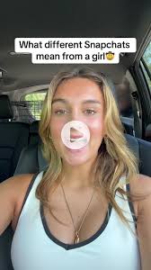 What Female Snaps Mean