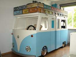 Diy Vw Micro Bus Bunk Bed And Playhouse Your Projects Obn Play Houses Small Hotel Room Cool Beds For Kids
