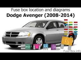 Fuse Box Location And Diagrams Dodge Avenger 2008 2014