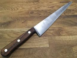 Vintage Lamson Forged 9 5 Carbon Steel Blade Razor Sharp Chef Knife Usa Made Chef Knife Japanese Cooking Knives Knife