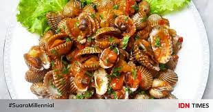 #tumiskerang #seafood #kerangsaustiramhi semuanya.assalamualikum.di vidio kali ini saya berbagi resep tumis kerang campur bakso ya teman.cara pembuatannya. Resep Kerang Dara Saus Padang Menu Ramadan Praktis